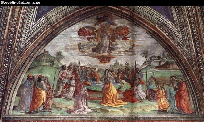 GHIRLANDAIO, Domenico Death and Assumption of the Virgin